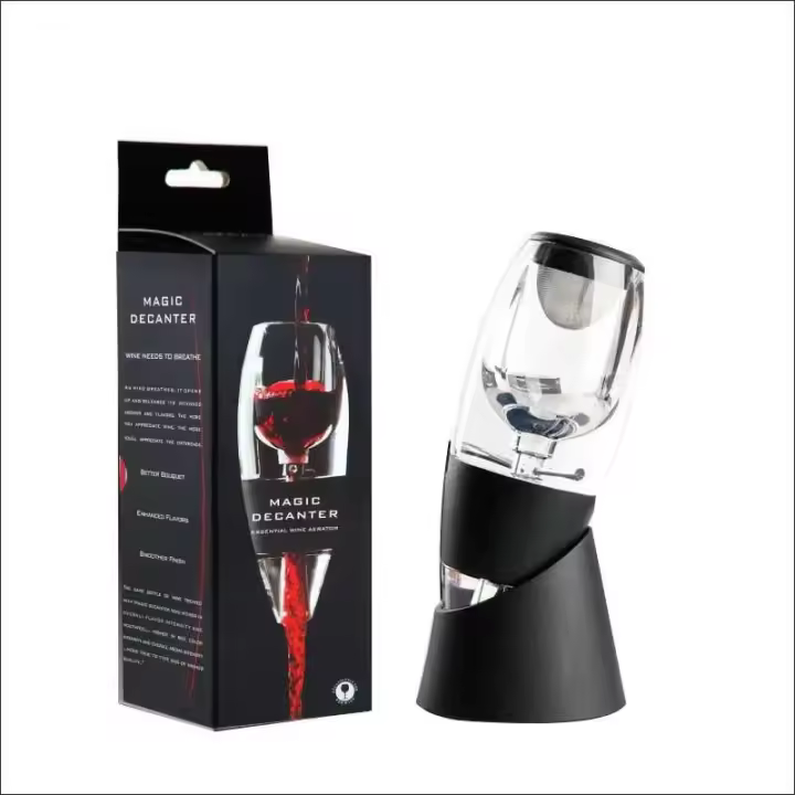 Aireador mágico de aire Bernoulli para vino tinto portátil, vino blanco, whisky, decantador rápido, equipo, accesorios de bar - 1
