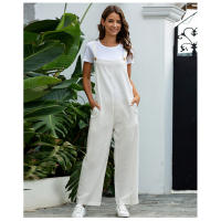 Ropa de mujer europea y americana Retro Casual pantalones de tirantes largos - details 18