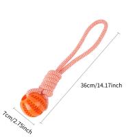 Pelotas Interactivas para Perros Cuerda Resistente a Mordeduras, Limpieza Dental, Juguetes Duraderos para Perros Pequeños y Medianos - details 4