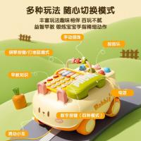Teléfono multifuncional para niños, simulación de teléfono fijo, rompecabezas para bebé, educación temprana, historia musical para bebé, coche de juguete - details 1