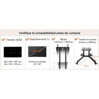 soporte tv ruedas