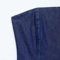 Vestido de moda con hombros descubiertos para mujer, Vestidos largos ajustados sin mangas con espalda descubierta de mezclilla para mujer, Vestidos de primavera y verano 2025 para mujer - details 2