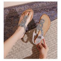 Sandalias Plataforma Mujer Strass Verano 2025 - Diseño Bohemio con Tacon Ancho Cómodo - Zapatos Elegantes Playa y Fiesta - details 19