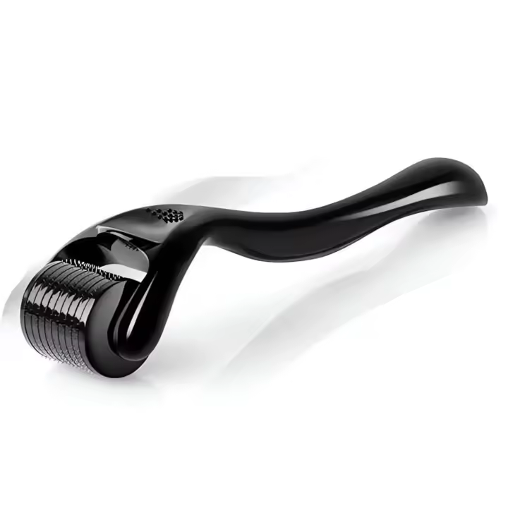 Rodillo Derma de titanio 540 para barba y cabello facial, rodillo Derma para el cuero cabelludo, rodillo con microagujas para barba, rodillo con microagujas para uso personal, microdermoabrasión, instrumento de belleza cosmética, regalos de cuidado person - 1