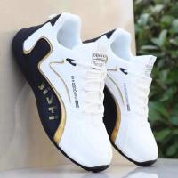 Zapatillas De Deporte Transpirables Y Cómodas Para Hombre, Zapatos Deportivos Informales Con Bloques De Color, Suela Baja De Goma EVA A La Moda, Novedad De Verano 2023 - details 1