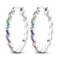 Pendientes de plata de ley 925 para mujer, Piercing de circonita cúbica brillante, joyería fina de compromiso, regalos - details 23