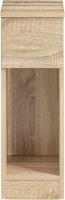 Auxiliares para Salón Mesilla de Noche Estrecha para Dormitorio con 1 Cajón y 1 Compartimento Abierto Blanco y Madera 20 x 35 x 60 cm FBT111-WNx2 ES - details 54