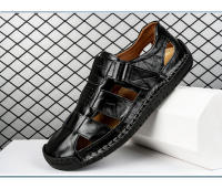Sandalias de verano para hombre hechas a mano con goma antideslizante, sandalias clásicas de cuero para la playa - details 8