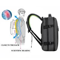 Mochila de viaje clásica para hombre, morral de negocios expandible con USB, bolsa de gran capacidad para ordenador portátil, im - details 19