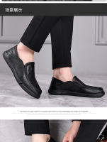 Zapatos Casuales de Cuero de Oveja Suela Suave para Hombres en Verano Auténtico Pedal de Cuero Genuino - details 13