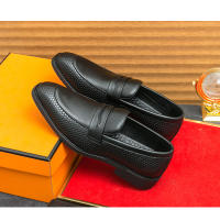 Mocasines, zapatos sin cordones, zapatos formales sin cordones de estilo británico, zapatos de hombre - details 17