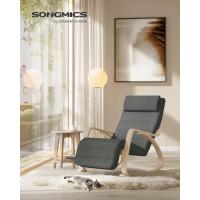 Mueble Ottoman de Madera de Abedul Mueble de Descanso Ajustable con 5 Posiciones, Carga Máxima de 150kg, Para Dormitorio, Salón Gris Claro y Natural - details 29