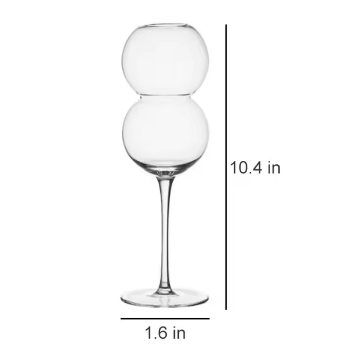 Copa de cristal con cola de champán, copa de vino con chispa para fiesta de San Valentín, rosa 3D, altura estilo Ins - 1