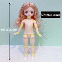 Muñecas de Ojos de Anime para niños y niñas, Cara de cómic articulada con bolas, vestidos, ropa, vestido, 30cm, 1/6 - details 0