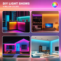 GAHADA Tira de LED Neón Moderna 108LEDs/m Impermeable Control Remoto Aplicación Bluetooth - details 3