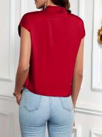 Camisa Elegante para Mujer Manga Corta, Estilo Coreano Popular, Nueva Colección 2024 S Top de Moda para Mujer - details 4