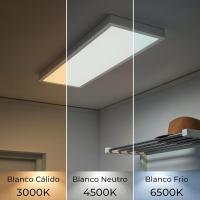 Panel LED de Superficie de Plafón 60x30cm, 36W, CCT (Selector de Color Blanco Caliente, Neutro y Frío), 4000 Lúmenes, Driver Incluido - details 2