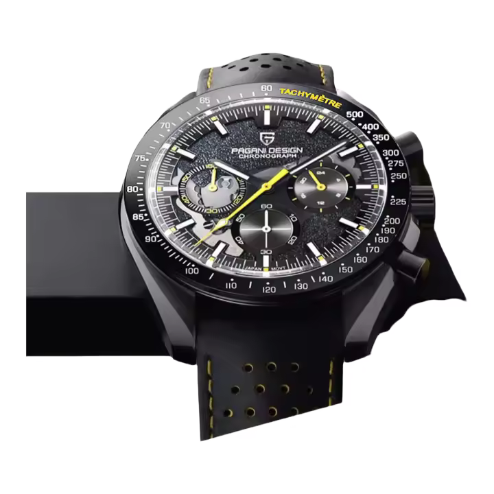 Reloj De Pulsera Masculino PAGANI DESIGN 1701 Luna De Cuarzo Lujo Con Cronógrafo Cristal De Esmeril Resistente Al Agua Para Hombres - 1