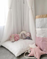 Mosquitera colgante para decoración de cama de bebé, cortinas de tul para dormitorio, casa de juegos, habitación de niños - details 14