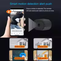 Cámara de Seguridad Inteligente Inalámbrica Mini con Control Remoto Inalámbrico Aparte de 9m - details 8