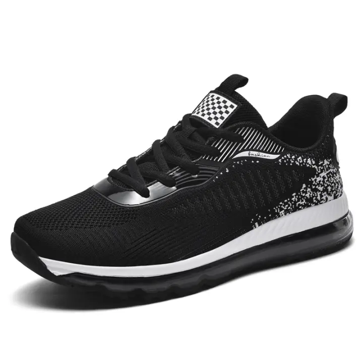 Zapatillas de deporte con cámara de aire para hombre, zapatos antideslizantes para correr, Tenis deportivos transpirables para exteriores, zapatos de entrenamiento cómodos - 1
