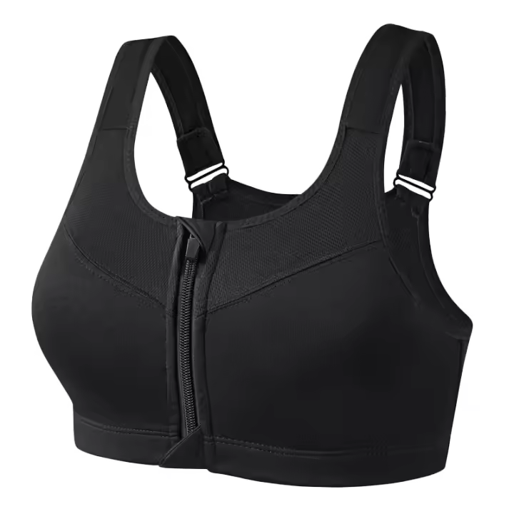 Sujetador deportivo absorbente de golpes para mujer, ropa interior transpirable de secado rápido para entrenamiento, correr y Yoga - 1