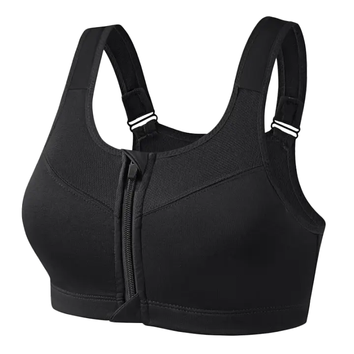 Sujetador deportivo absorbente de golpes para mujer, ropa interior transpirable de secado rápido para entrenamiento, correr y Yoga - 1