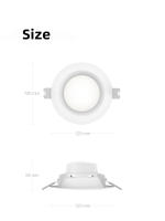 Yeelight LED Downlight Blanco cálido/luz amarilla cálida Downlight 220V Fácil de instalar 5W Ahorro de energía 400 lúmenes - details 13
