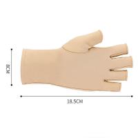 Guantes elásticos transpirables a la moda para exteriores, protector solar para ciclismo, manoplas para hombre, guantes de seda de hielo sin dedos, guantes para mujer - details 0