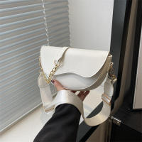 Bolso de hombro con doble correa para mujer, bolso cruzado de cuero PU versátil, moda informal de Color sólido - details 2