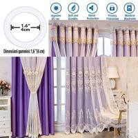 Cortinas Opacas con Ojales, Doble capa,Aislantes térmicas, Ventanas Modernas de salón para patio, cocina y dormitorio,1 Pieza - details 29