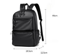 Mochila sencilla para hombre, morral informal a la moda, ordenador con bolsa para carga Usb, viaje al aire libre - details 3