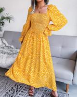 Vestido Maxi Floral de Alta Calidad y Lujo Elegante Estilo Kpop para Mujeres Ideal para Fiestas - details 2