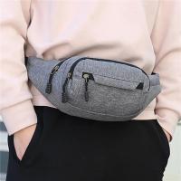 Cintura universal para hombres y mujeres Bolso cruzado de moda de color sólido - details 20