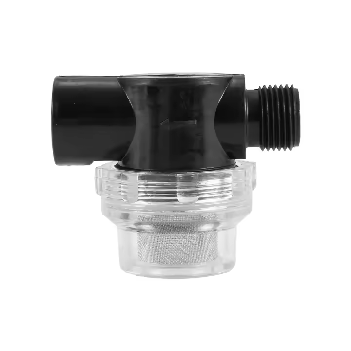 Filtro colador de bomba de agua, repuesto para RV, colador de tubo giratorio de 1/2 pulgada, Compatible con bombas WFCO o Shurflo - 1