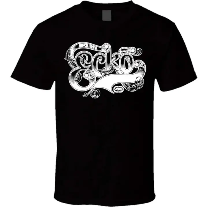 Ecko Unltd Camiseta negra para hombre con logotipo de rinoceronte, Est. 1972 - 1