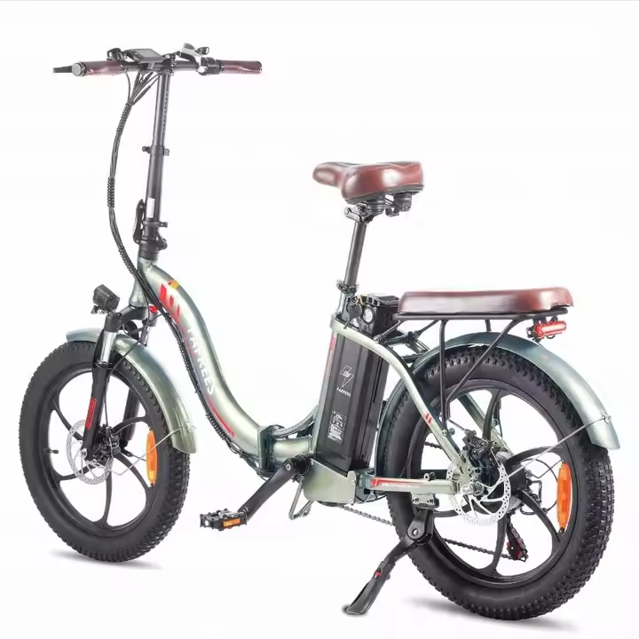 Bicicleta eléctrica plegable FAFREES F20 Pro 250W 36V18Ah 150KM 20'' E-bike verde. - 1