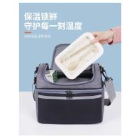 Bolsa de pícnic al aire libre, bolsa organizadora de viaje impermeable para acampar, nevera térmica, fiambrera portátil, bolso de almacenamiento de alimentos de gran capacidad - details 10
