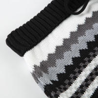 BUNO-Y2K Falda suéter de rayas coloridas, cintura baja, cordón, con cordones, bola peluda, minifaldas ajustadas, pantalones envolventes de cadera folclóricos indios - details 9