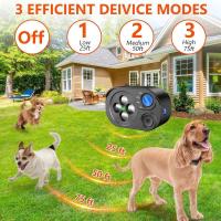 2024 Nuevo dispositivo ultrasónico para ladrar, dispositivo de entrenamiento de prevención de ruido, dispositivo automático para detener los ladridos de perros - details 9