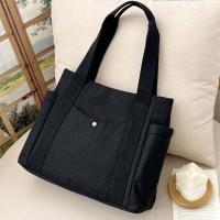 Bolso de lona de gran capacidad para el trabajo, bolso de mujer estilo universitario - details 22