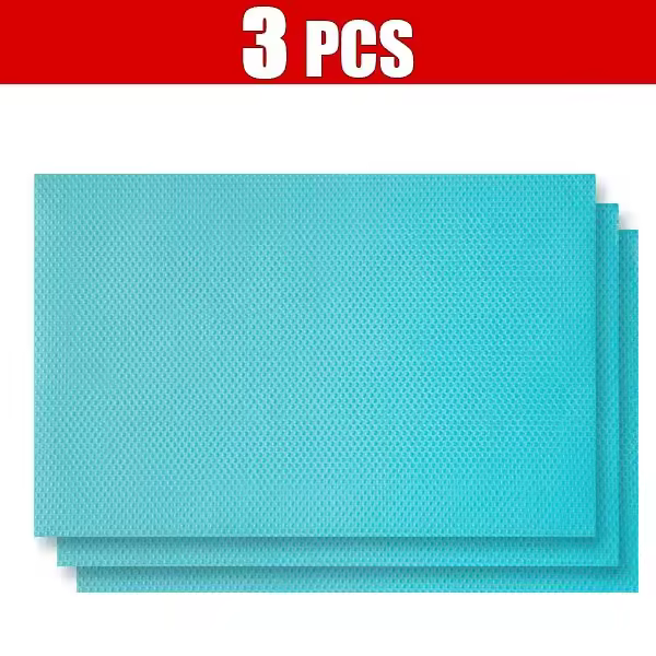 Alfombrillas de Nevera Impermeables 3pcs Antideslizantes Lavables Para Nevera, Cajones, Mesas de Comedor - 1