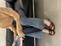 Zapatillas súper geniales, nuevo estilo de hadas de cabeza redonda abierta, sandalias planas de moda - details 20