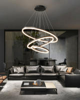 LEFANGXING Luces Colgantes LED Lámpara de Estair de Albúmino para Sala de Estar - details 17