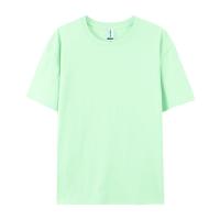 Las camisetas de talla grande de verano 100% algodón de color sólido de alta calidad para mujeres y hombres se pueden personalizar - details 3