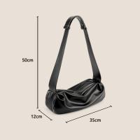 Bolsa de Hombro Ancha de Cuero Suave Diseño de Niche para Mujer Gran Capacidad Bolsa de Mano - details 0