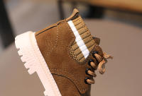 Botines de cuero para niños, botas de cuero para niños, botas Martin para niños pequeños, zapatos antideslizantes impermeables para bebés - details 13