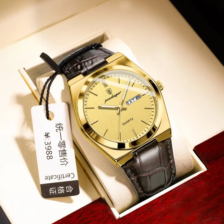 Reloj de hombre ultrafino de marca suiza nuevo reloj de cuarzo impermeable - 1