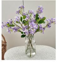 Nuevo paquete de flores de Lila artificiales decorativas DIY 39 Cm flor Artificial de seda flor falsa de plástico accesorios de fotografía - details 8