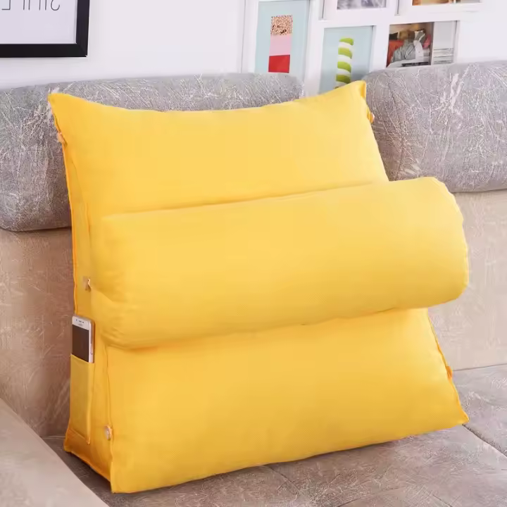 Cojín de Lectura Cómodo y Suave para Cama de Venta Caliente Grande para Adultos Cojín de Sofá de Apoyo Lumbar para Cama y Sofá - 1